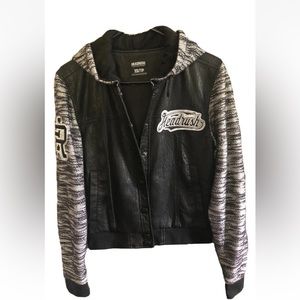 COPY - Headrush Women’s Bomber Style Jacket With Knit Sleeve Black Size XS